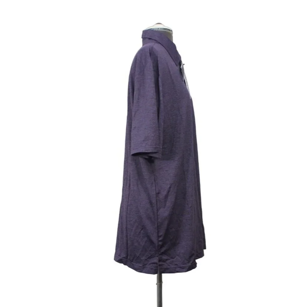 Weatherproof men's 32‎ Degrees Cool heather purple short sleeve polo shirt